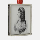 シャーロットフォンステイン、生まれるフォンSchardt、遅く メタルオーナメント (右)