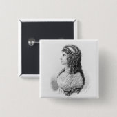 シャーロットフォンステイン、生まれるフォンSchardt、遅く 缶バッジ (正面&裏面)