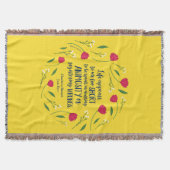 シャーロットブロンテジェーンフローラライフブック引用文 スローブランケット (正面)