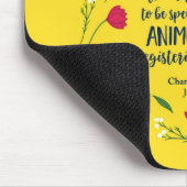 シャーロットブロンテジェーンフローラライフブック引用文 マウスパッド (コーナー)