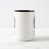 シャーロットブロンテポートレートと引用文 ツートーンマグカップ (中央)