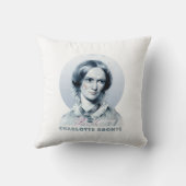 シャーロットブロンテリッチモ絵画ンドポートレート クッション (裏面)