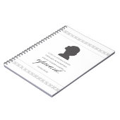 シャーロット保ブロンテ – 上向き – 白 ノートブック (左側)