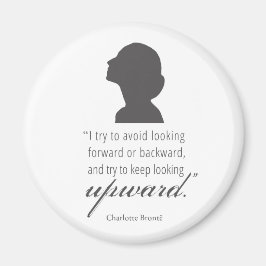 シャーロット保ブロンテ – 上向き – 白 マグネット