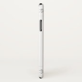 シャーロット保ブロンテ – 上向き – 白 Case-Mate iPhoneケース (裏面/右)