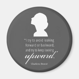 シャーロット保ブロンテ – 上向き – 黒 マグネット