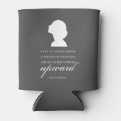 シャーロット保ブロンテ – 上向き – 黒 缶クーラー (正面)