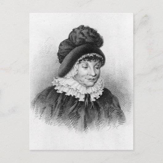 シャーロット女王、1818年頃 ポストカード (正面)