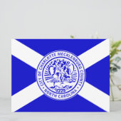 シャーロット市旗(ノースカロライナ州) カード (スタンド正面)