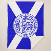 シャーロット市旗(ノースカロライナ州) シェルパブランケット (正面)