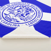 シャーロット市旗(ノースカロライナ州) シェルパブランケット (3/4)