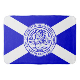 シャーロット市旗(ノースカロライナ州) バスマット