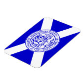 シャーロット市旗（ノースカロライナ州） マグネット (左側)