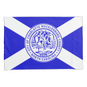 シャーロット市旗（ノースカロライナ州） 枕カバー (正面右)