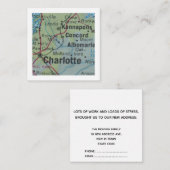 シャーロット引っ越しました新しいアドレスカード エンクロージャーカード (正面/裏面)