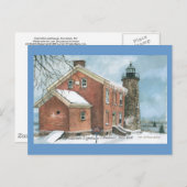 シャーロット灯台はがき ポストカード (正面/裏面)