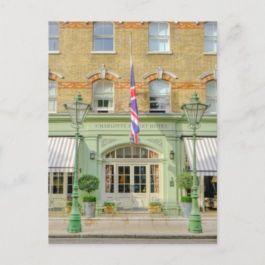 シャーロット通り、フィッツロビア、ロンドン英国はがき ポストカード (正面)
