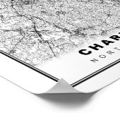 シャーロット面積マップ ポスター (角)