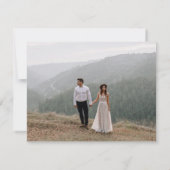 シャーロット | キュレート色 | 結婚感謝 サンキューカード (裏面)