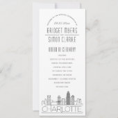 シャーロット | デコモダン結婚式 プログラム (正面)