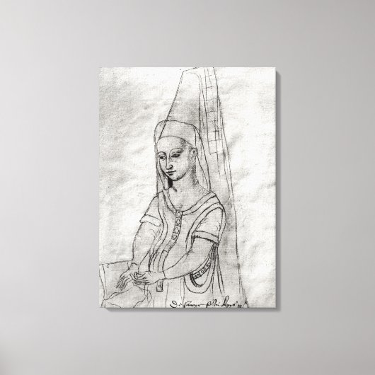 シャーロット・デ・サヴォワ キャンバスプリント (正面)