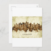 シャーロット・ノースカロライナの街並み シーズンポストカード (正面/裏面)