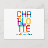 シャーロット・ノースカロライナポップ・アートのミッドセンチュリー、アート、 ポストカード (正面)