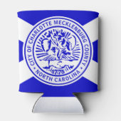 シャーロット（ノースカロライナ）国旗 缶クーラー (裏面)