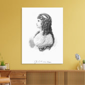 シャーロット・フォン・スタイ生まれン、フォン・シャールト、後半 キャンバスプリント (インサイチュ (リビング))