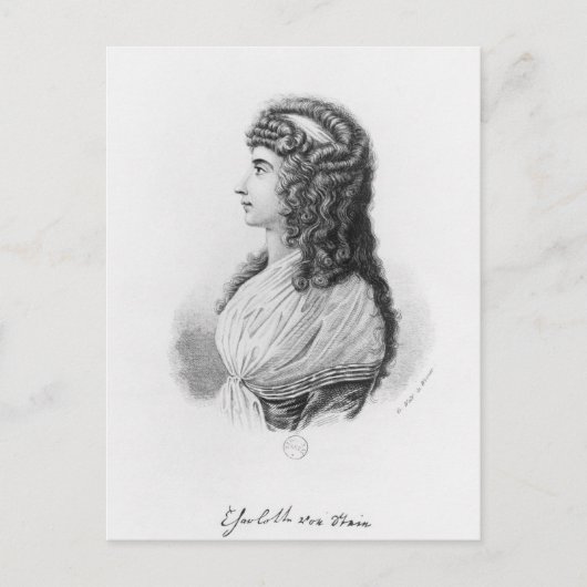 シャーロット・フォン・スタイ生まれン、フォン・シャールト、後半 ポストカード (正面)