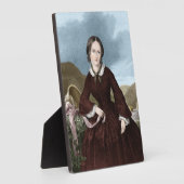シャーロット・ブロンテ フォトプラーク (側面)
