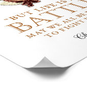 シャーロット・ブロンテ – ライフは戦い ポスター (角)