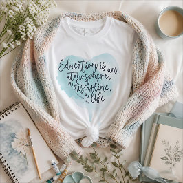 シャーロット・メイソンの引用 水彩 ハート Tシャツ