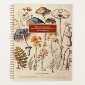 シャーロット・メイソン・ブック・オブ・ファースト・ヴィンテージ・キノコ プランナー手帳 (正面)