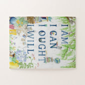 シャーロット·メイソン·引用文私は私にできる、私はそうしよう ジグソーパズル (横)