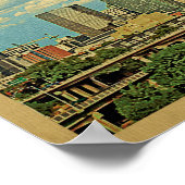 シャーロット・ヴィンテージ旅行ポスター ポスター (角)