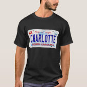 シャーロット- NCのプレート Tシャツ (正面)