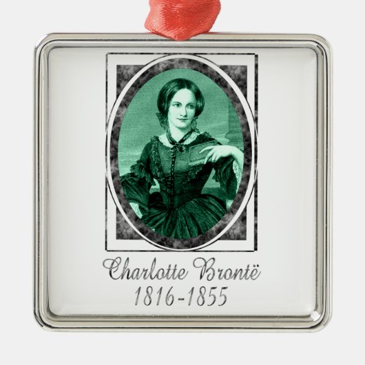 シャーロットBrontë メタルオーナメント (正面)