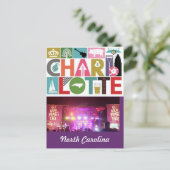 シャーロットNCノースカロライナポストカード ポストカード (スタンド正面)