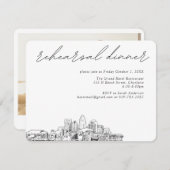 シャーロッ結婚トのリハエレガントーサルエンクロージャカード エンクロージャーカード (正面/裏面)