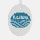 シャーロテビルバージニアアウトドア ガラスオーナメント (正面右)