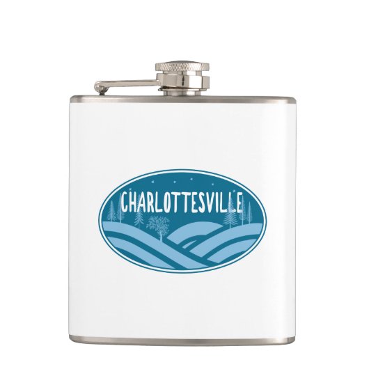 シャーロテビルバージニアアウトドア フラスク (正面)