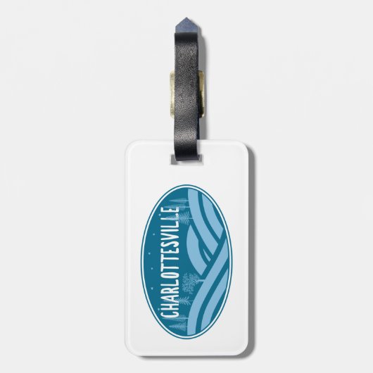 シャーロテビルバージニアアウトドア ラゲッジタグ (裏面縦)