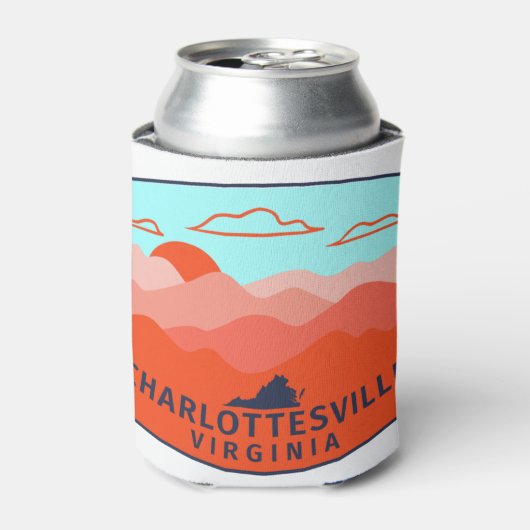 シャーロテビルバージニアアウトドア 缶クーラー (缶正面)