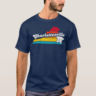 シャーロテヴィルバージニアヴィンテージ動揺してスーベン Tシャツ