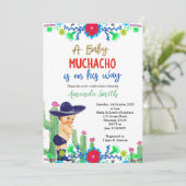 シャーロメキシカンベイビーシャワー招待状 招待状 (スタンド正面)