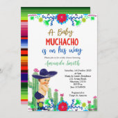 シャーロメキシカンベイビーシャワー招待状 招待状 (正面/裏面)