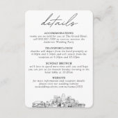 シャーロ結婚ットの小さな垂直詳細 エンクロージャーカード (正面)