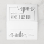 シャーロ結婚ット |テーブル名カードの配置 プレイスカード (外部開封)