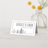 シャーロ結婚ット |テーブル名カードの配置 プレイスカード (裏面)